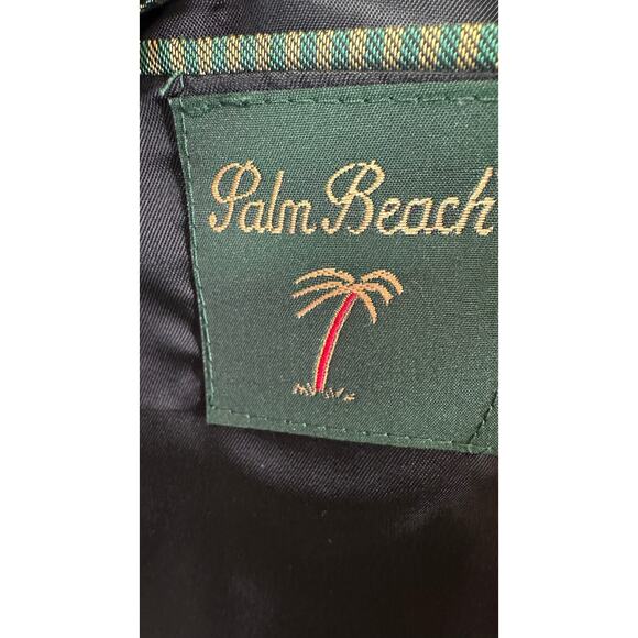 Palm Beach Camal Hair Black Two Button Sport Coat Measures a 44R - Picture 10 of 16